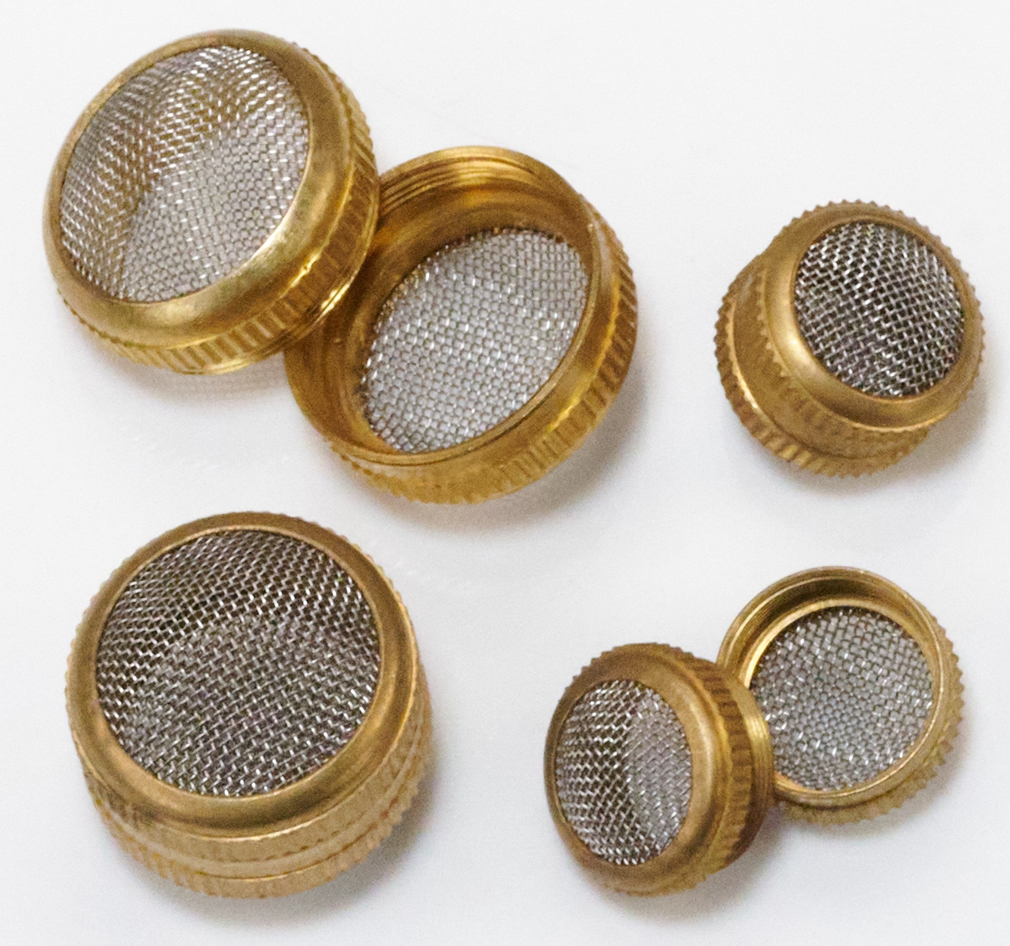 4x Brass Cleaning Mesh Container Screw Basket Set Holder Ultrasonic Watch Parts